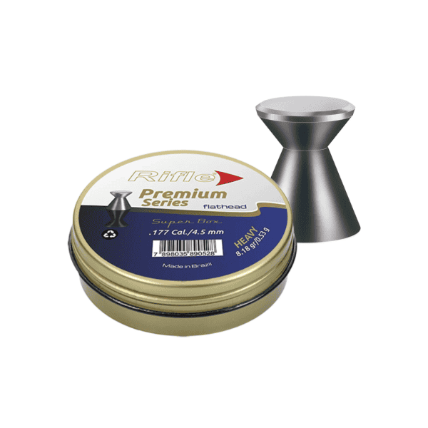 Chumbinho Rifle Flat Head 4,5mm 0,53g 250un