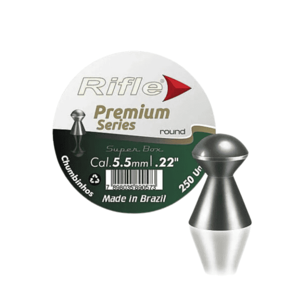 Chumbinho Rifle Round 5,5mm 1,21g 125un - Image 2