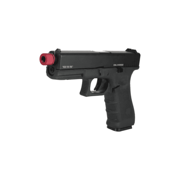Pistola Airsoft Gbb Glock San 17 Raven TAG - Image 2