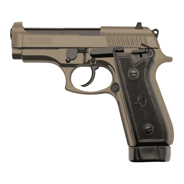 Pistola Taurus PT 58 HC Plus .380 Auto 19 Tiros 4" Cerakote FDE - Image 2