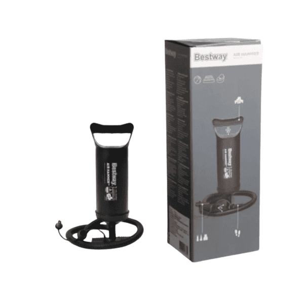 Bomba de Ar Manual Air Hammer 30cm para Infláveis 3 Bicos - Image 2