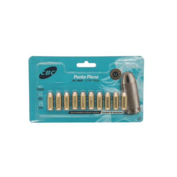 Munição CBC Calibre .40 S&W ETPP 180gr 10un - Image 2