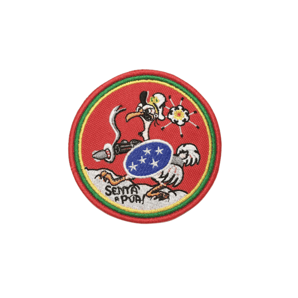 Patch Bordado Senta a Pua
