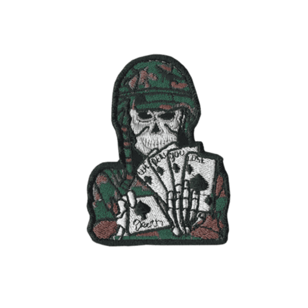 Patch Bordado Caveira Negociamos Voce