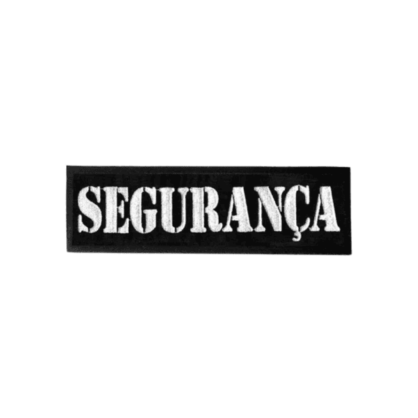 Patch Bordado Seguraça Pequeno