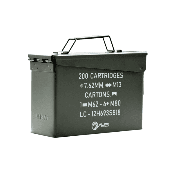 Caixa de Munição Multiuso 7.62 Aço Verde AVB - Image 2