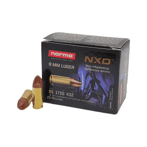 Munição Norma 9mm NXD  Defensive Ammunition 65gr 20un - Image 2