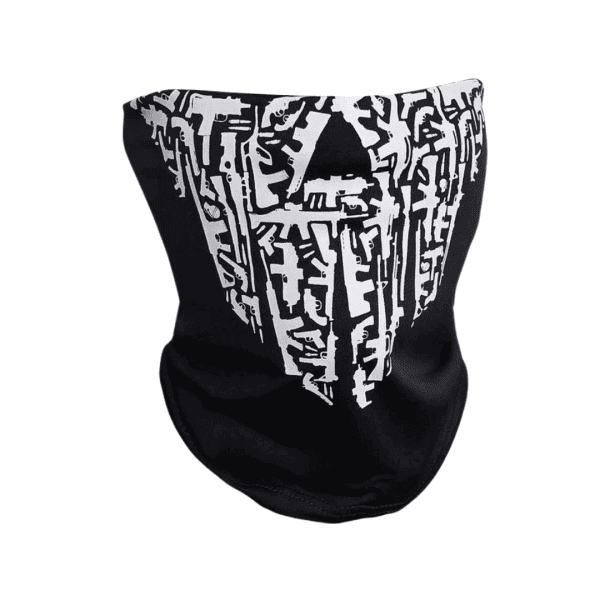 Bandana Tubeneck Caveira Armas Preta
