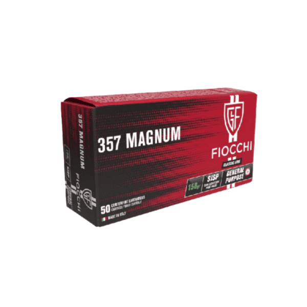 Munição Fiocchi .357 Magnum SJSP 158gr 50un