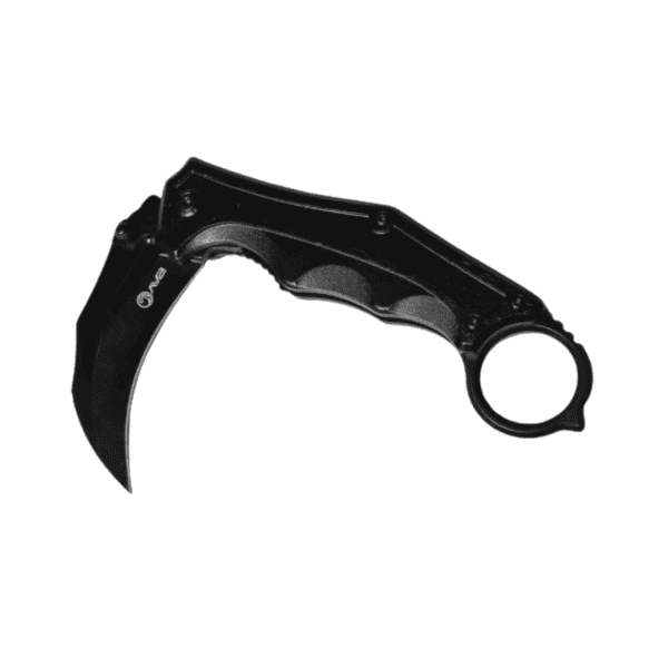 Canivete Tatico Liner Lock Karambit Black Harpia com clip - Image 2