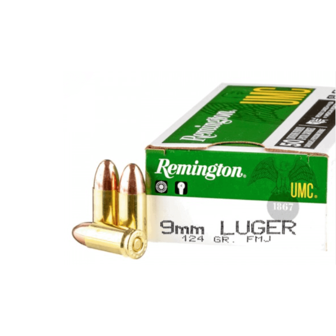 Munição Remington 9mm Luger 124gr FM
