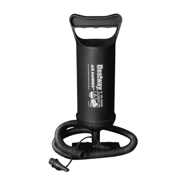 Bomba de Ar Manual Air Hammer 30cm para Infláveis 3 Bicos