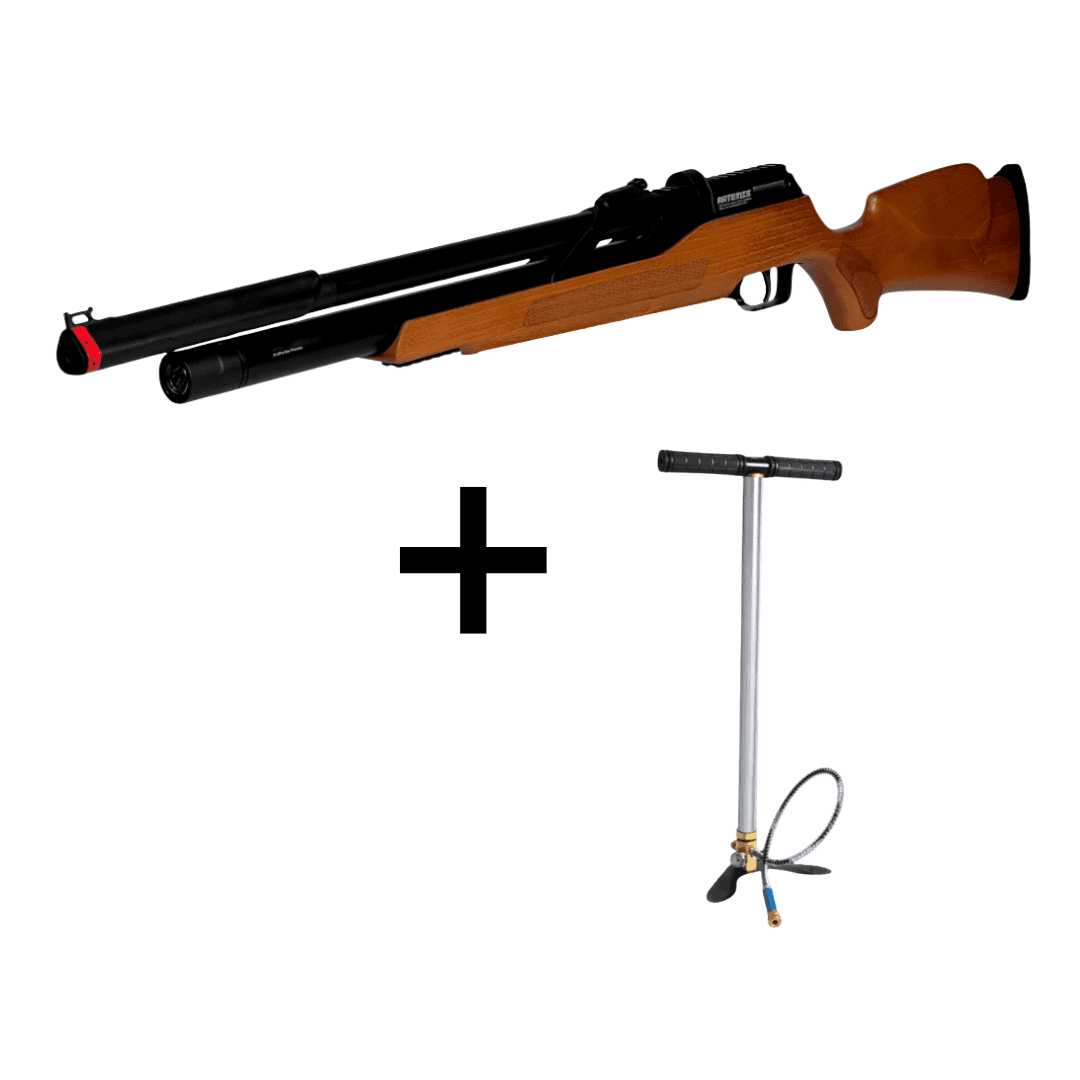 Carabina de Pressão PCP Artemis T-Rex W 5,5mm + Bomba Manual
