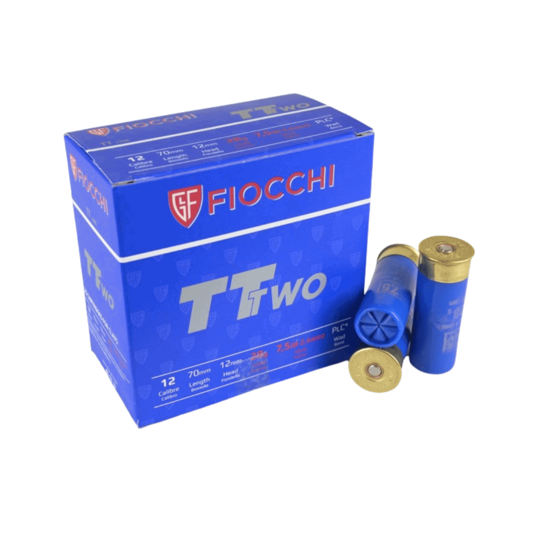 Munição Fiocchi Cal. 12 TT TWO 8 28g 25un