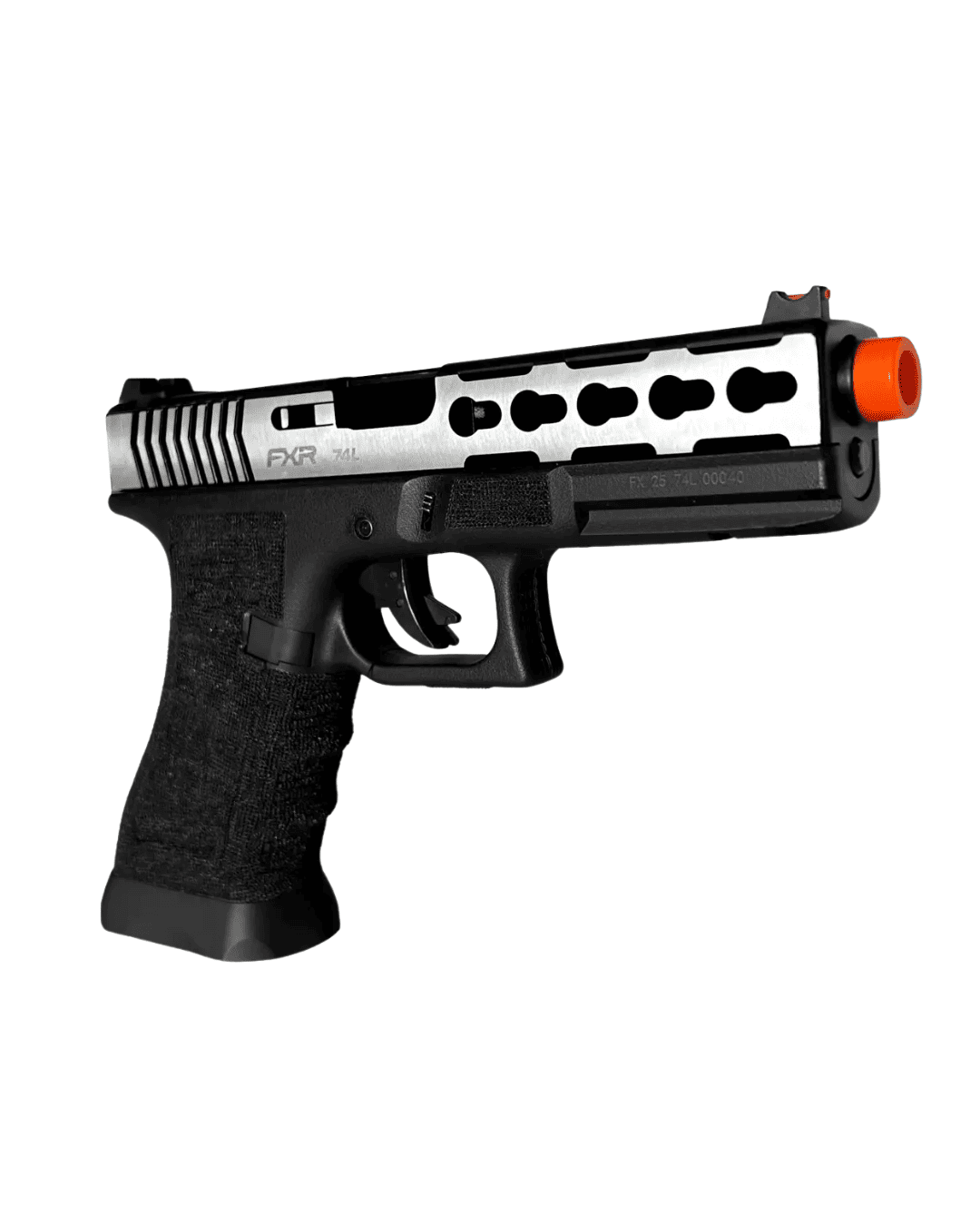 Pistola de Airsoft GBB Double Bell 74L Glock Silver 6mm - Image 2