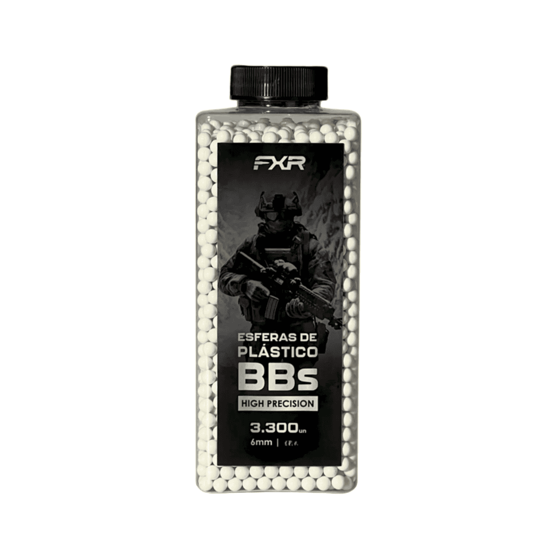 Munição Airsoft BBs 6mm 0.20g FXR 3.300un