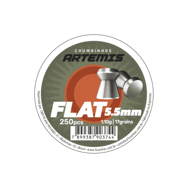 Chumbinho Artemis Flat 1,10g 5.5mm 250un