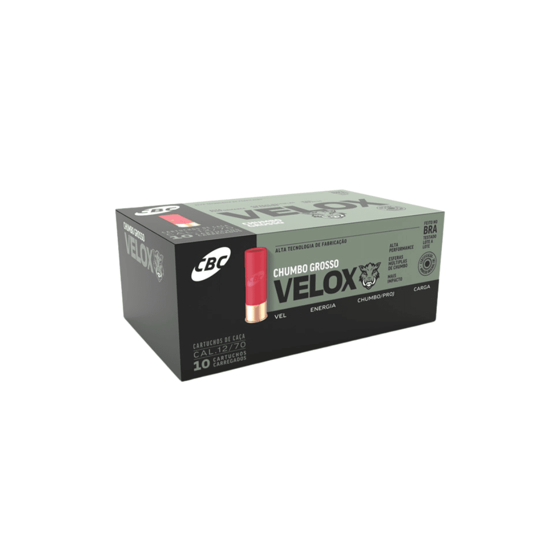Cartucho CBC cal. 12 VELOX CH-SG 10un
