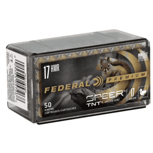 Munição Federal .17 HMR TNT 17gr 50un