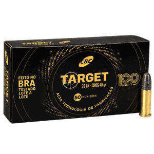 Cartucho CBC .22LR CHOG Target 40gr 50un - ed. 100 anos